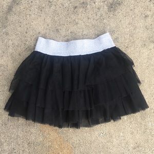 Circo Black Layered Girls Skirt 6x
